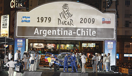 Carlos Sainz - Michel Périn con Volkswagen Race Touareg 2